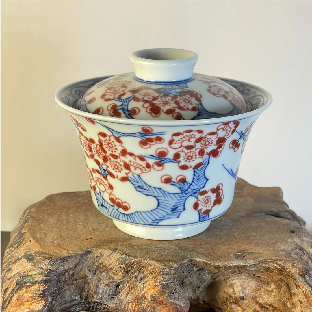 雨溪 冰梅盖碗 10036