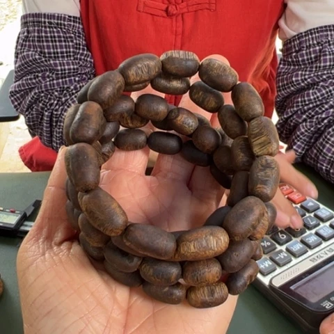 沉香手串白棋7克卡0.9多样性发1条