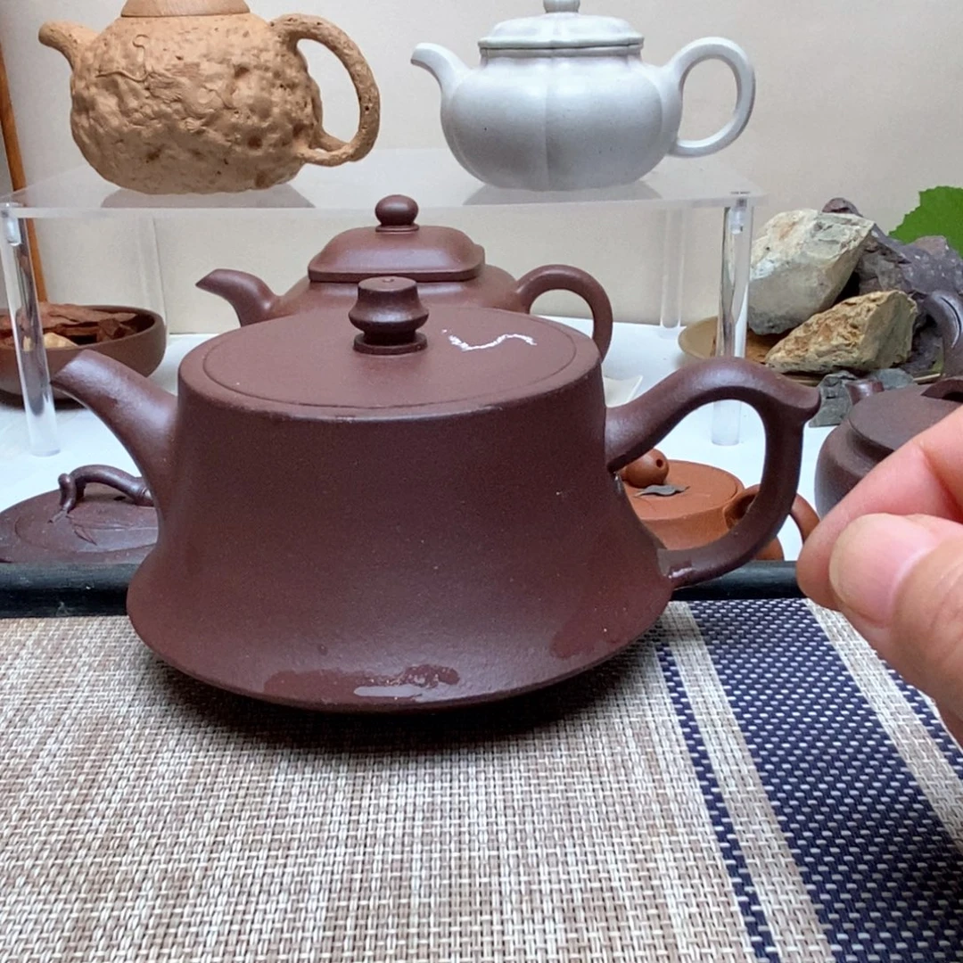 世***3茶壶紫砂240毫升无添加中槽青