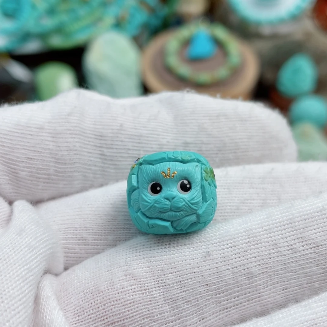 绿松石珠宝奇石未镶嵌