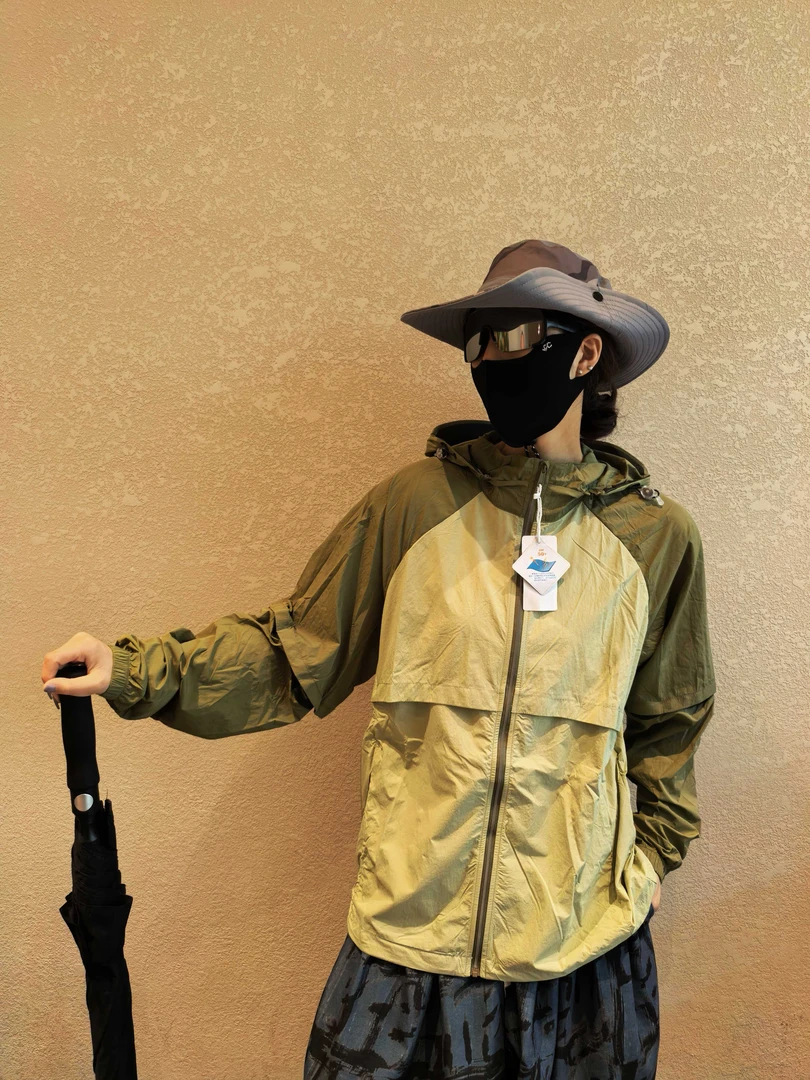 轻薄速干凉感宽松UPF50+防晒服夏季户外百搭情侣同款