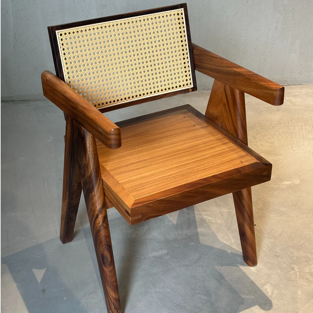 昌迪椅椅子摇椅家用休闲椅新中式沙发北欧靠背椅简约茶几客厅藤编