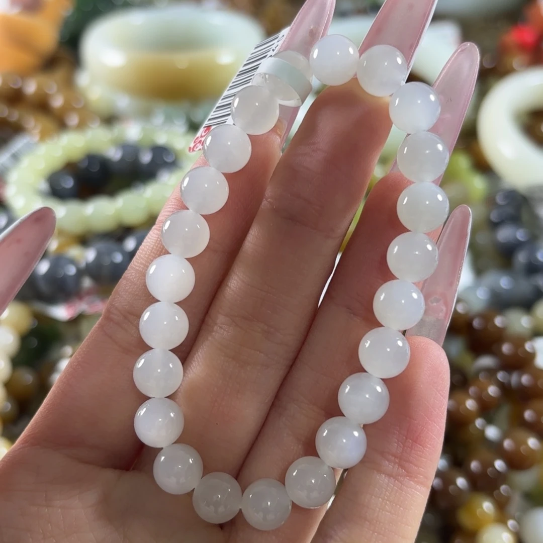 和田玉未镶嵌手链227