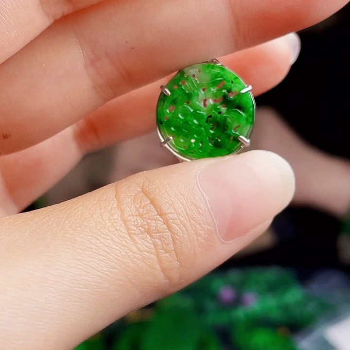 翡翠银S925镶嵌颈饰多样性