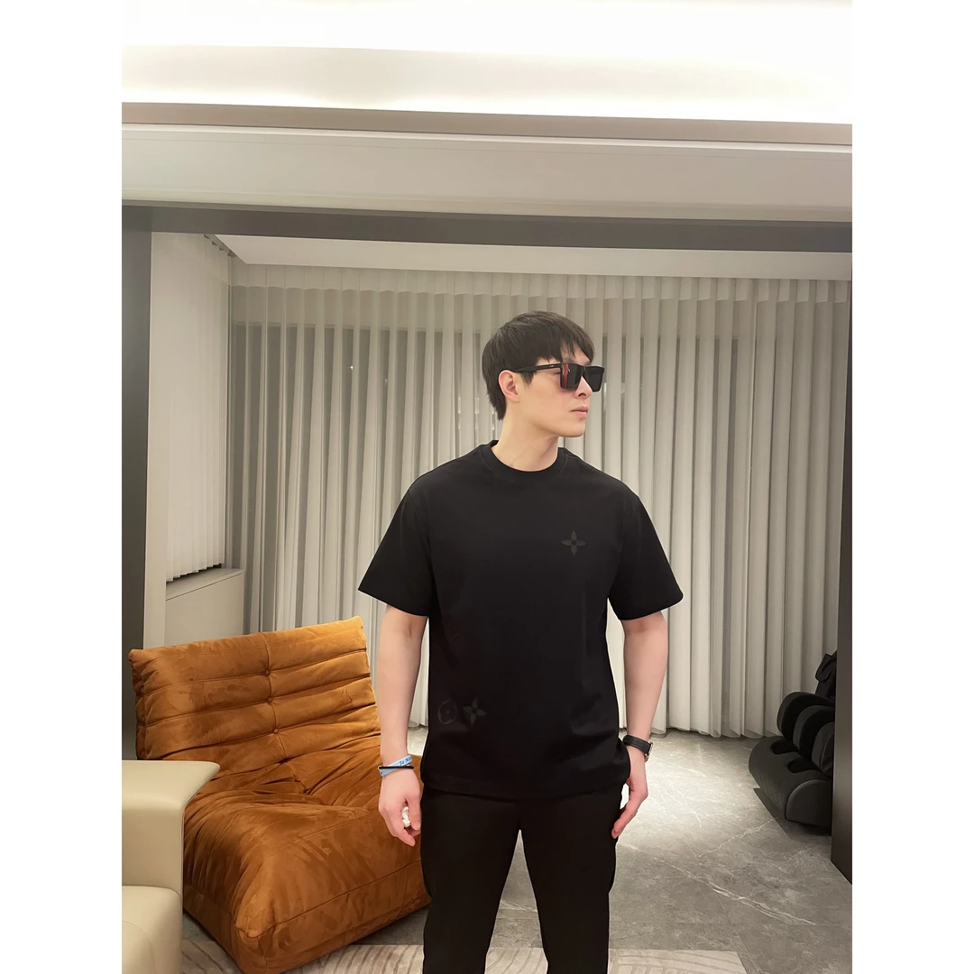 GOOD新款美式轻奢痞帅爆款网红潮牌情侣宽松高级感男士t恤短袖