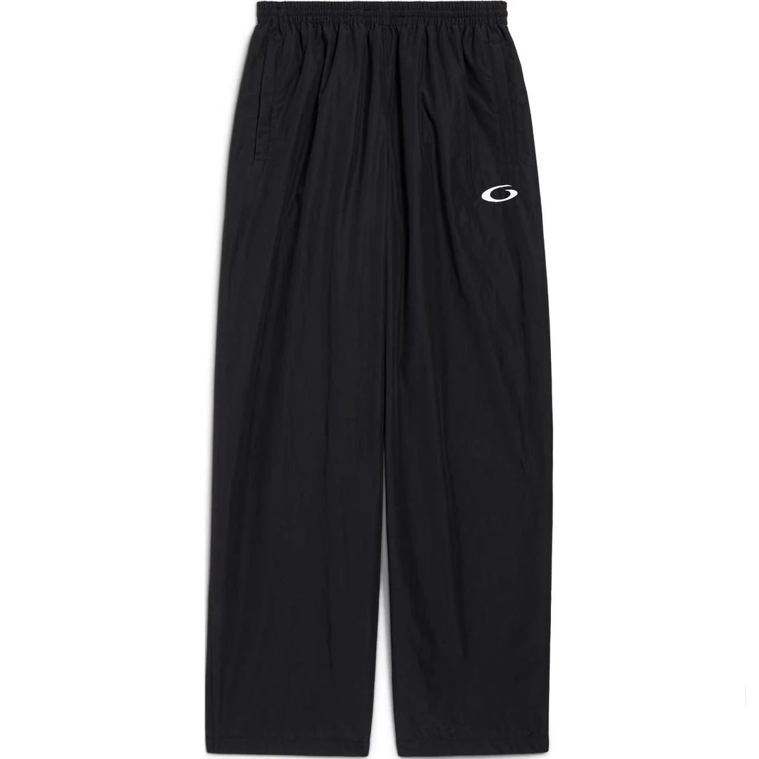 纯色中腰松紧腰休闲裤常规宽松直通版型男款黑色高级感运动百搭