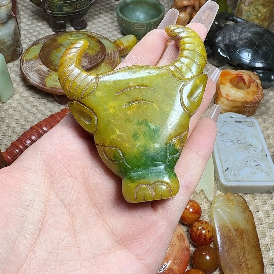 白玉菩提吊坠挂件