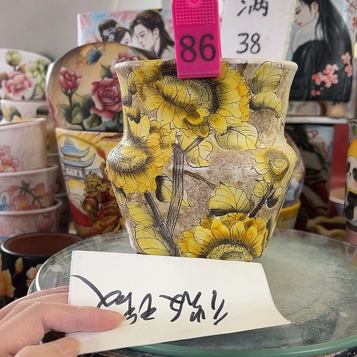 景德镇市手绘花盆性价比超级无敌高