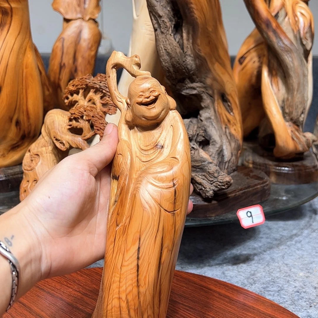 柏木崖柏木手把件摆件
