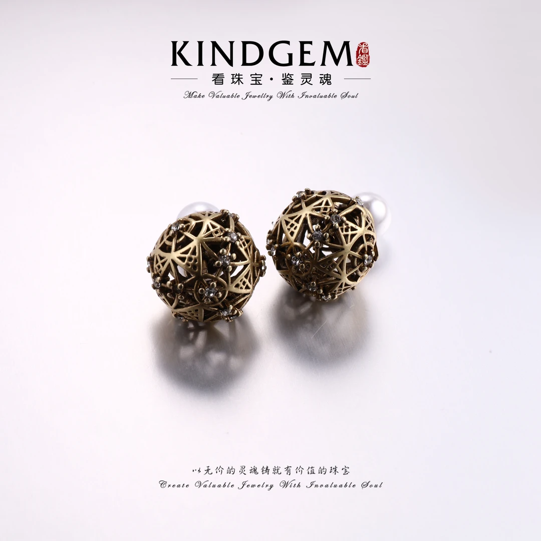 铜合金耳饰 气质轻奢百搭时尚耳环C-33323