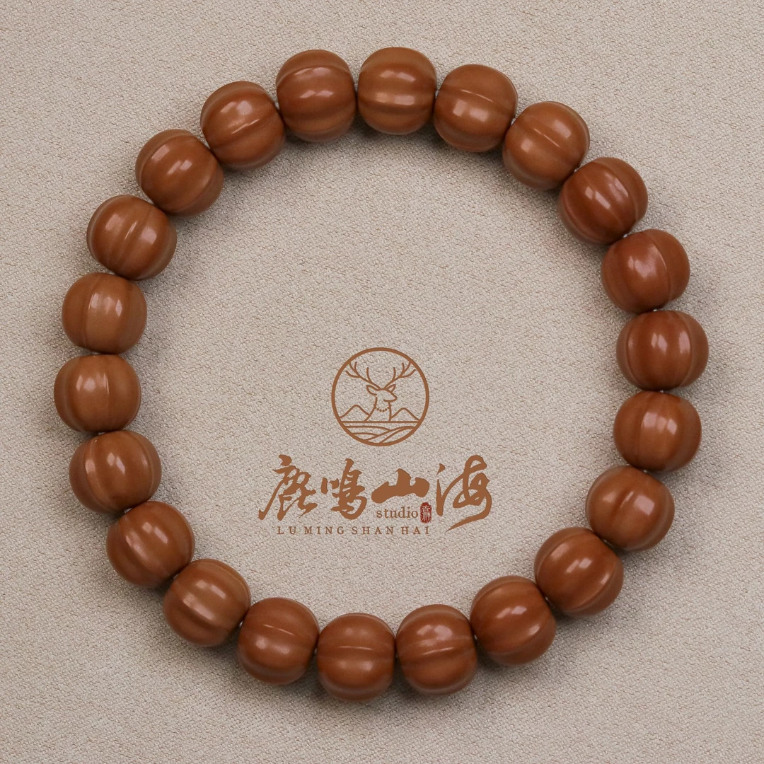 鹿鸣山海【四鳍鲨鱼背】猴头手串全品无暇高油高密四花矮桩鲨鱼背
