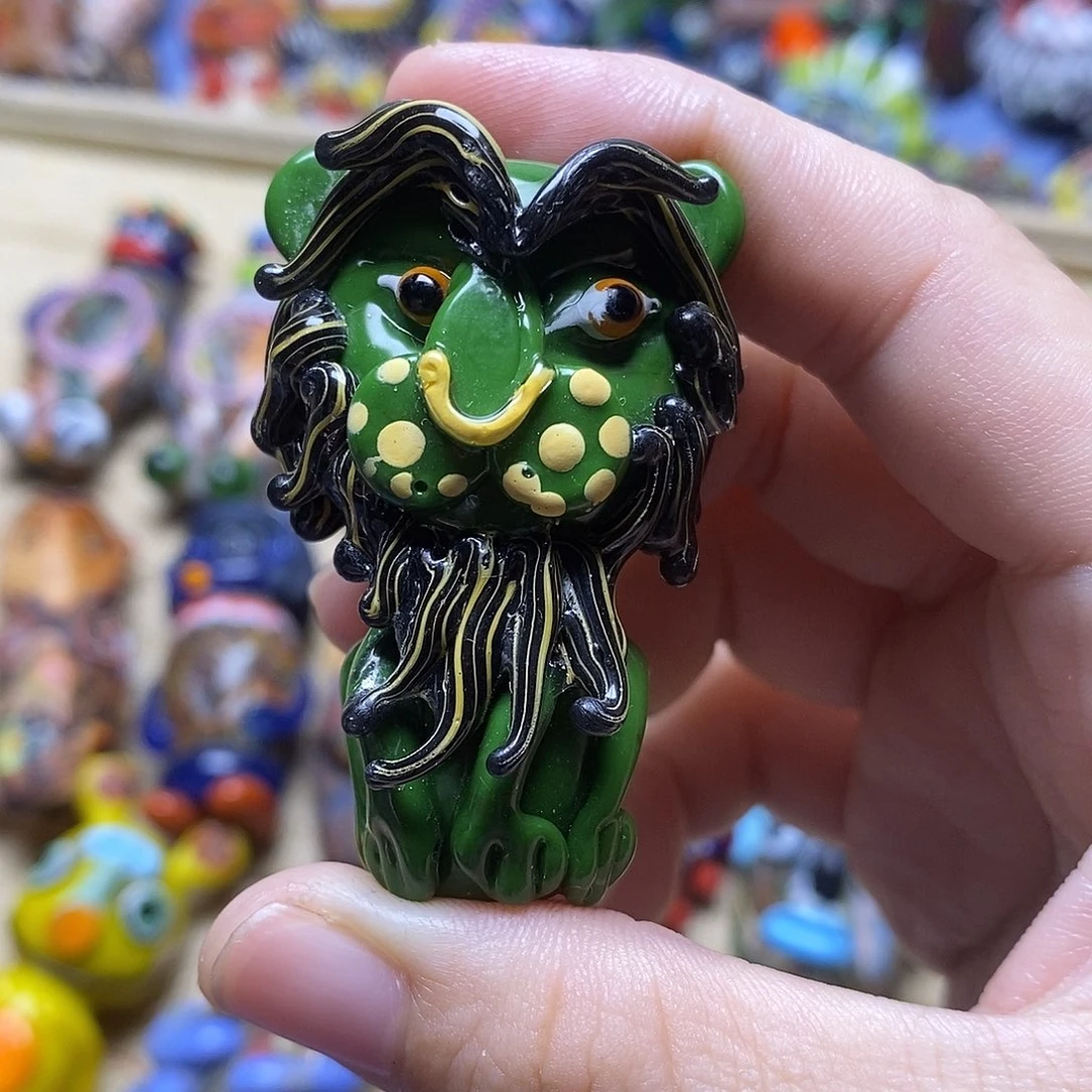 颈饰琉璃微瑕小狮子不退换02