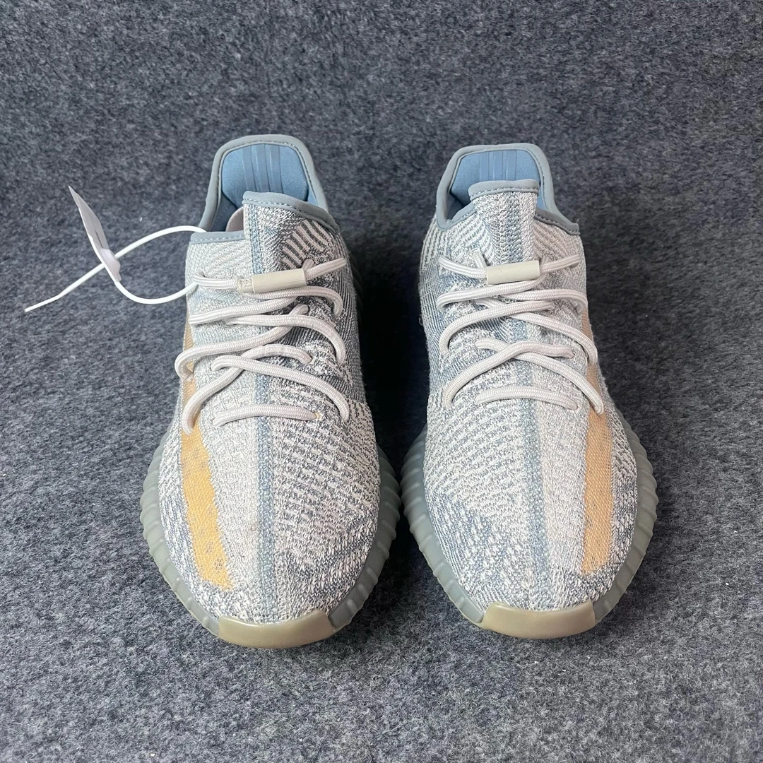 95新 LANVIN 350灰蓝 44码 B2521鞋