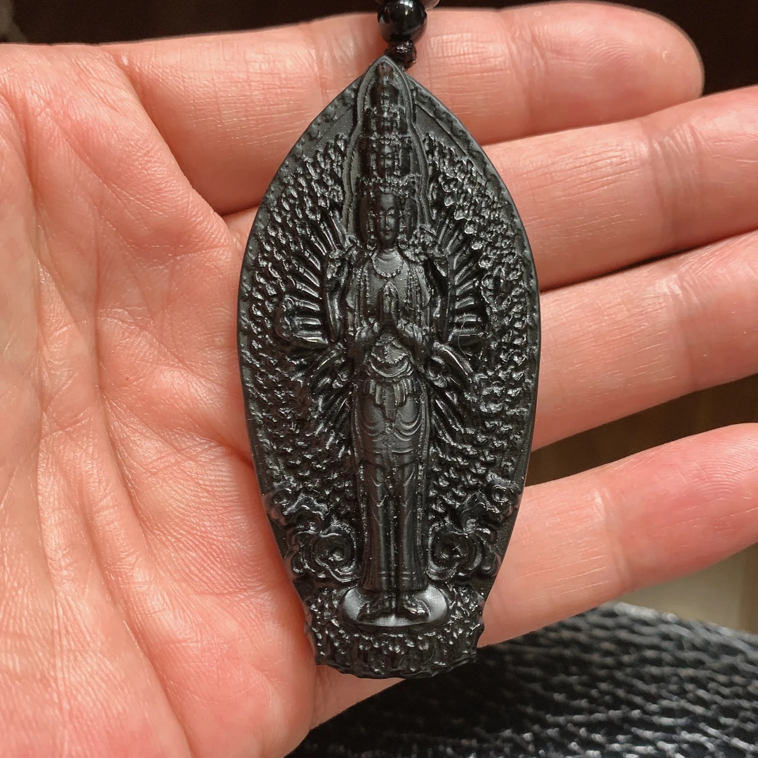 天然缅料a货 千手观音挂件402