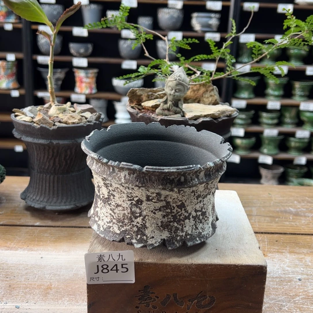 素八九陶瓷内口12.5高8.5