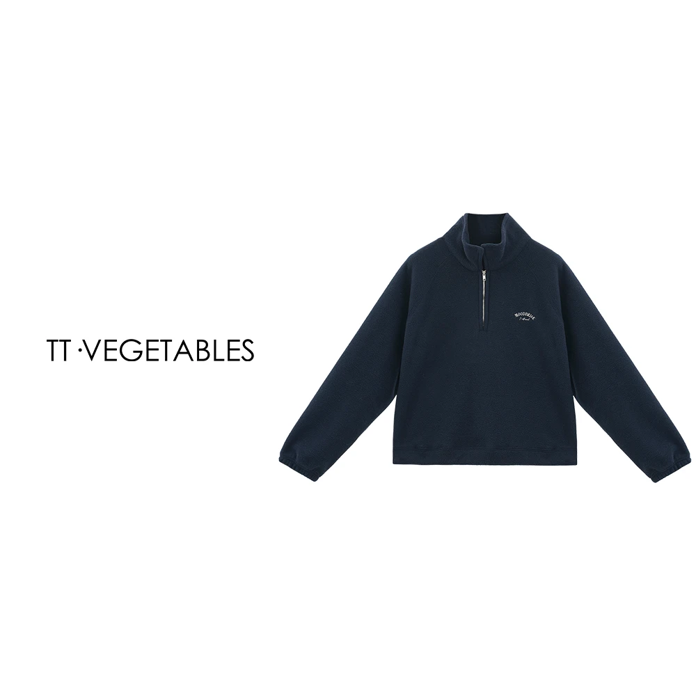 噢芬/小个子 【杉兰】秋冬德绒百搭显瘦运动卫衣上衣522584