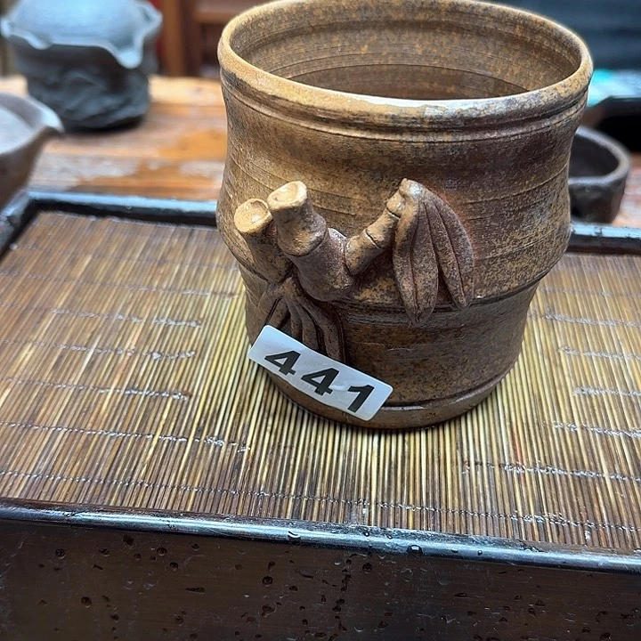 纯手工制作粗陶茶具