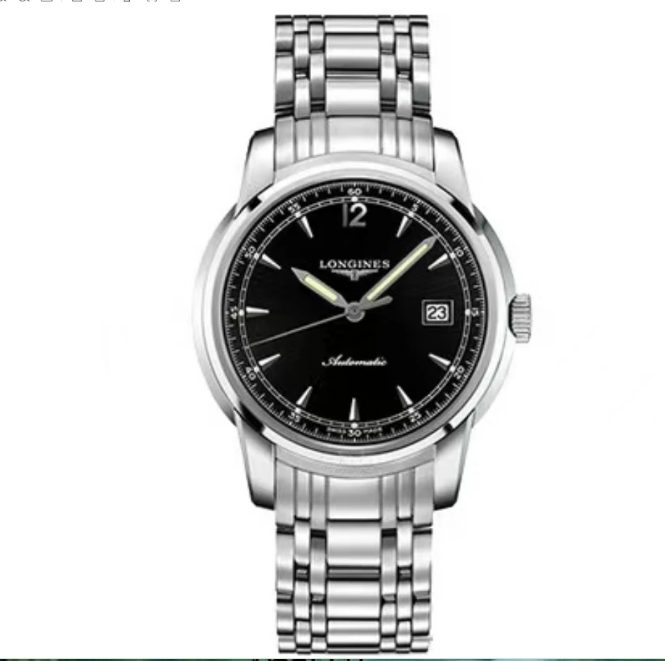 99新 Longines/浪琴 L2.766.4.59.6/索伊米亚766黑盘/41表径
