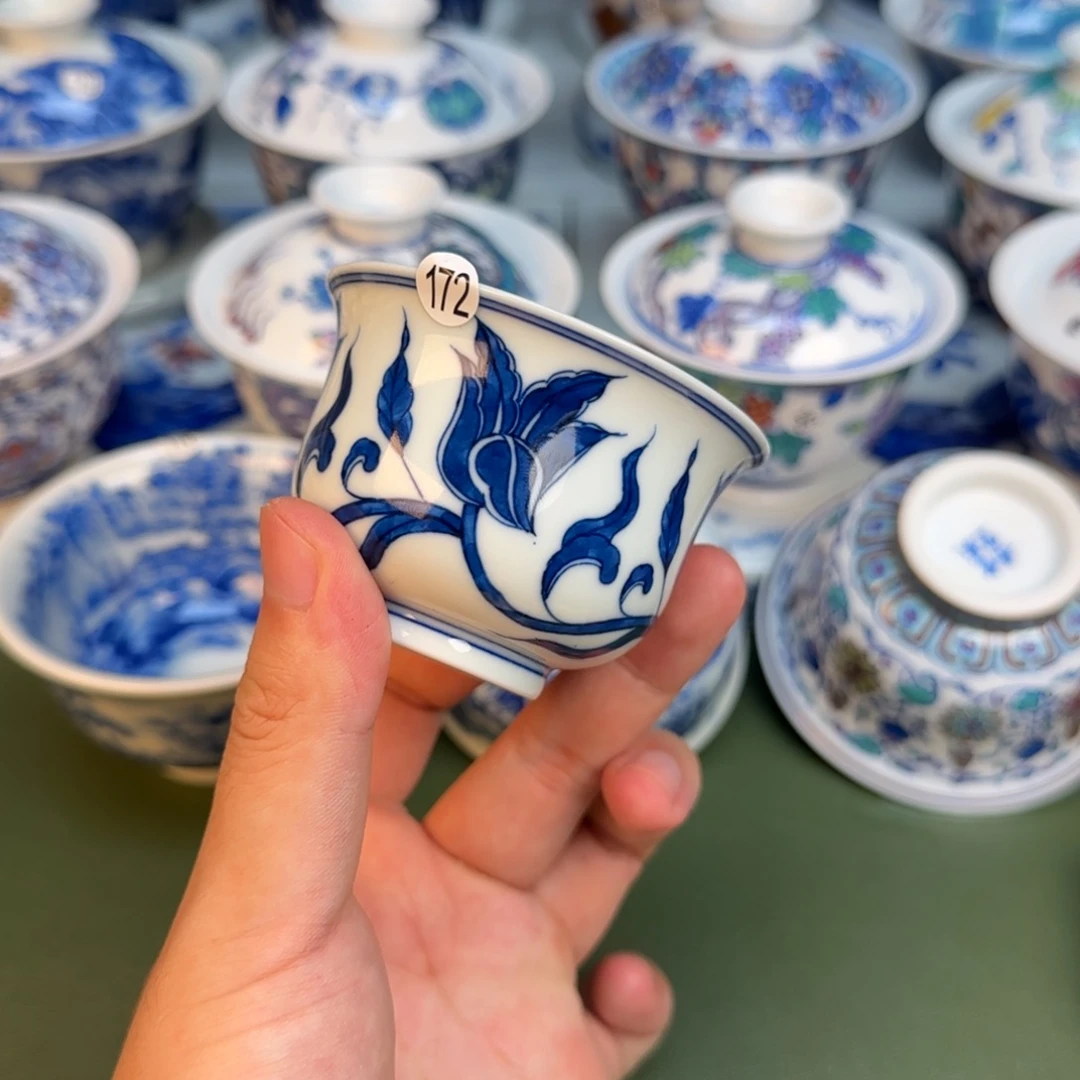 彦祖纯手工手绘茶具172