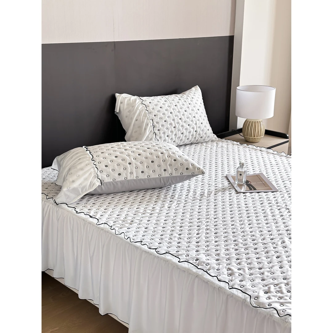 【仓库清货】轻奢款EP凉席波点软席三件套L Y