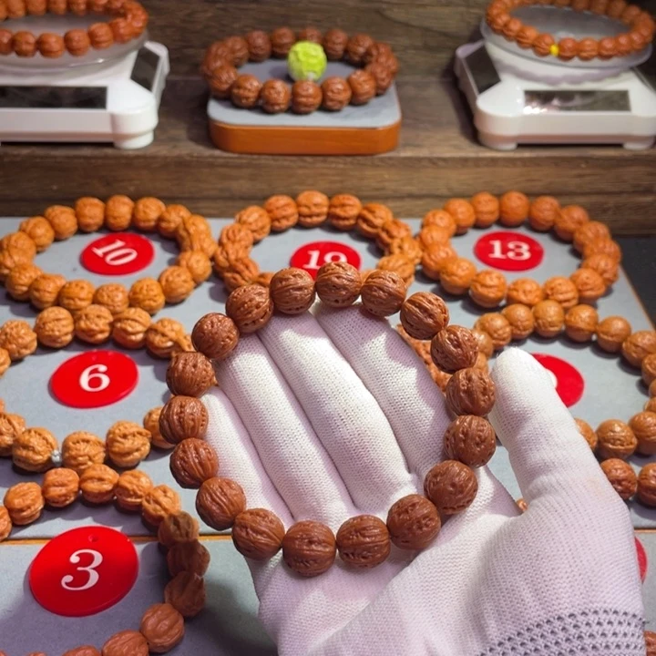 心***慈文玩核桃手串龙珠