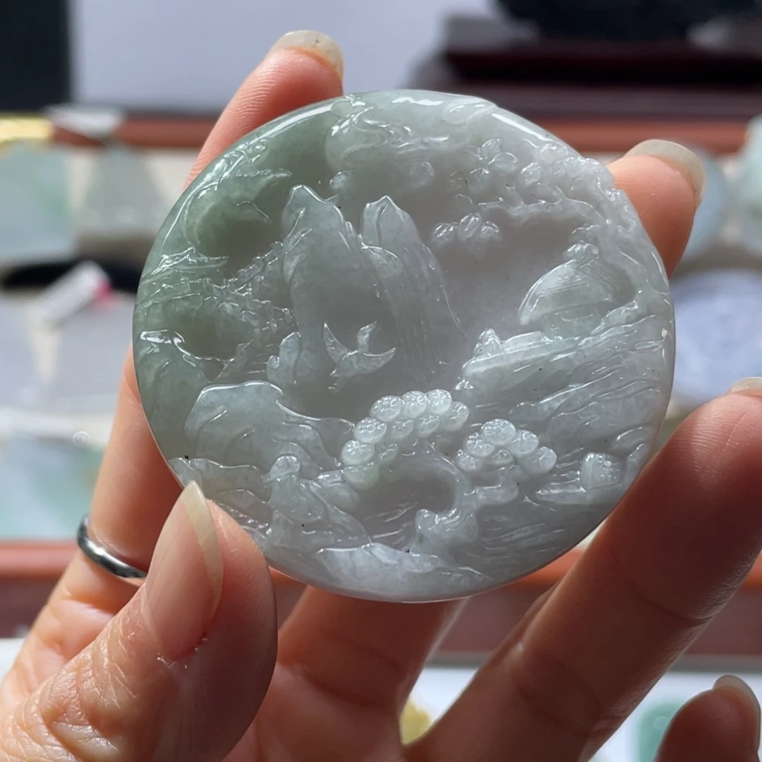 翡翠未镶嵌颈饰翡翠20