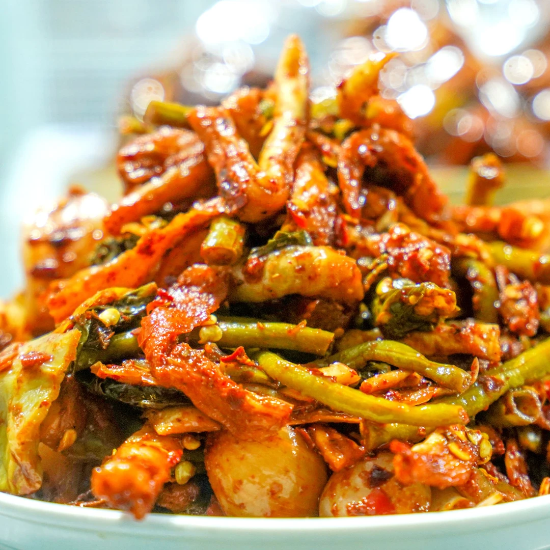 贵州麻辣盐酸萝卜菜凉拌开胃儿时记忆美味