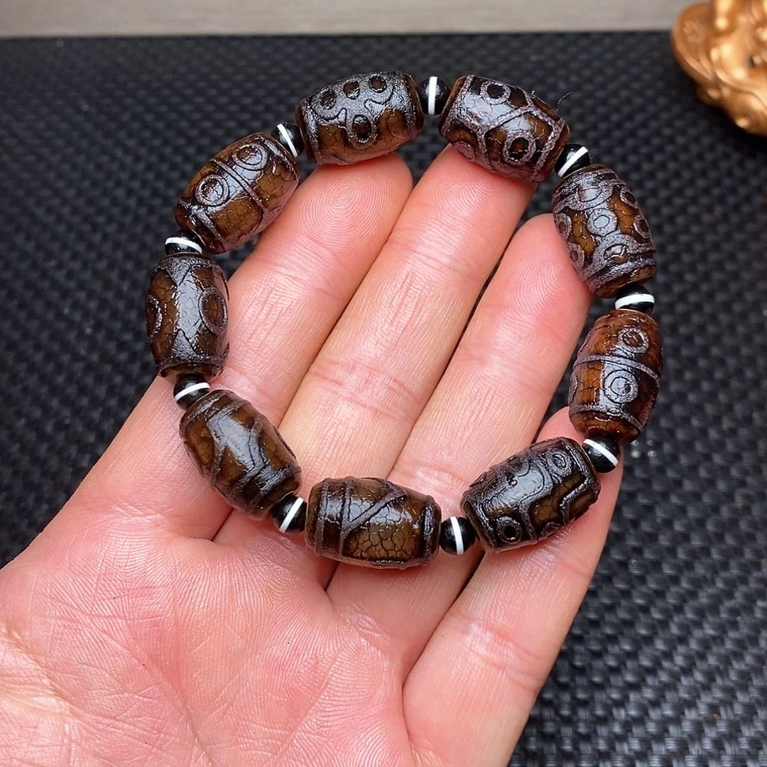 玛瑙/玉髓手链未镶嵌平*