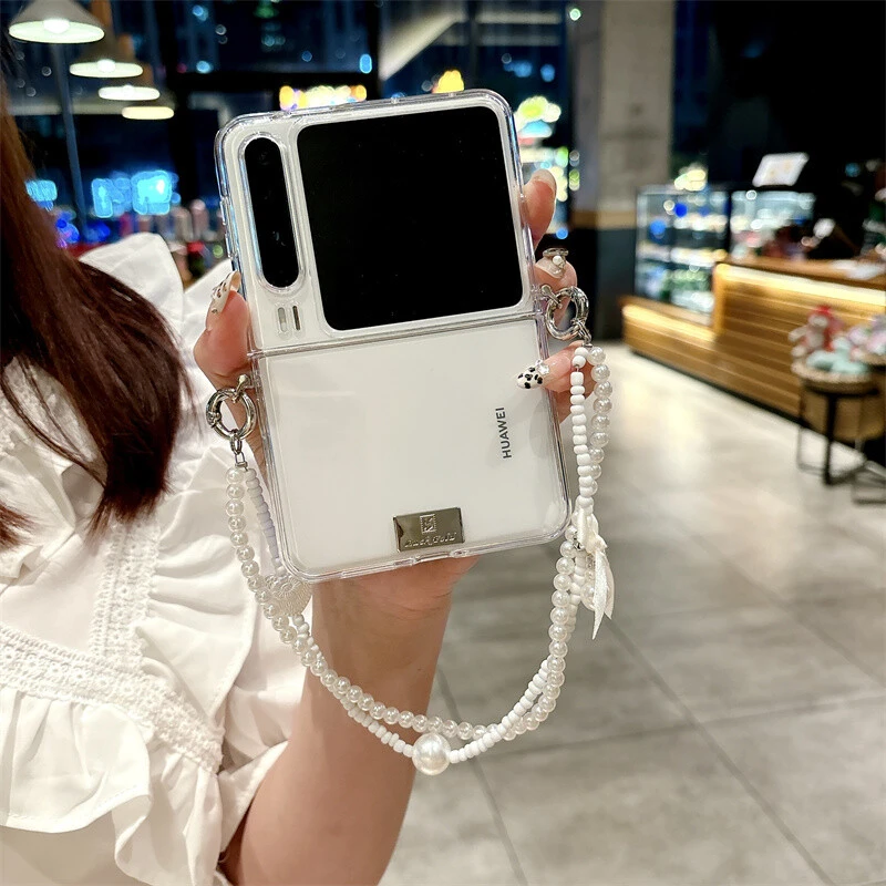 TPU侧扣铭牌手提款适用华为Purax阔折叠手机壳透明壳purax保护套