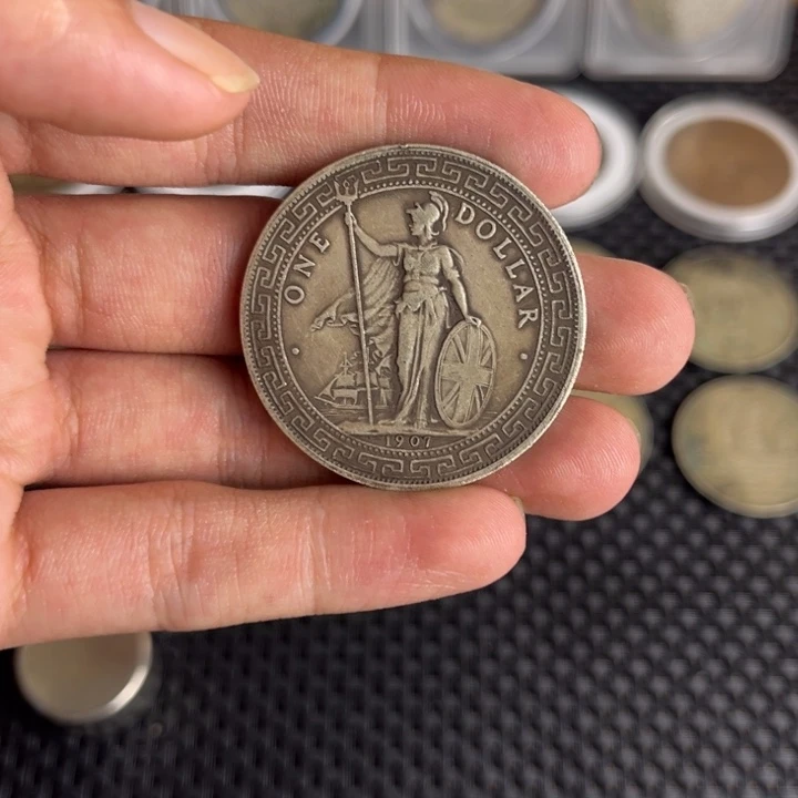 金属大头龙洋船洋工艺品