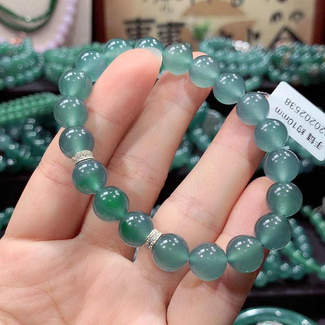 翡翠未镶嵌手链卡10