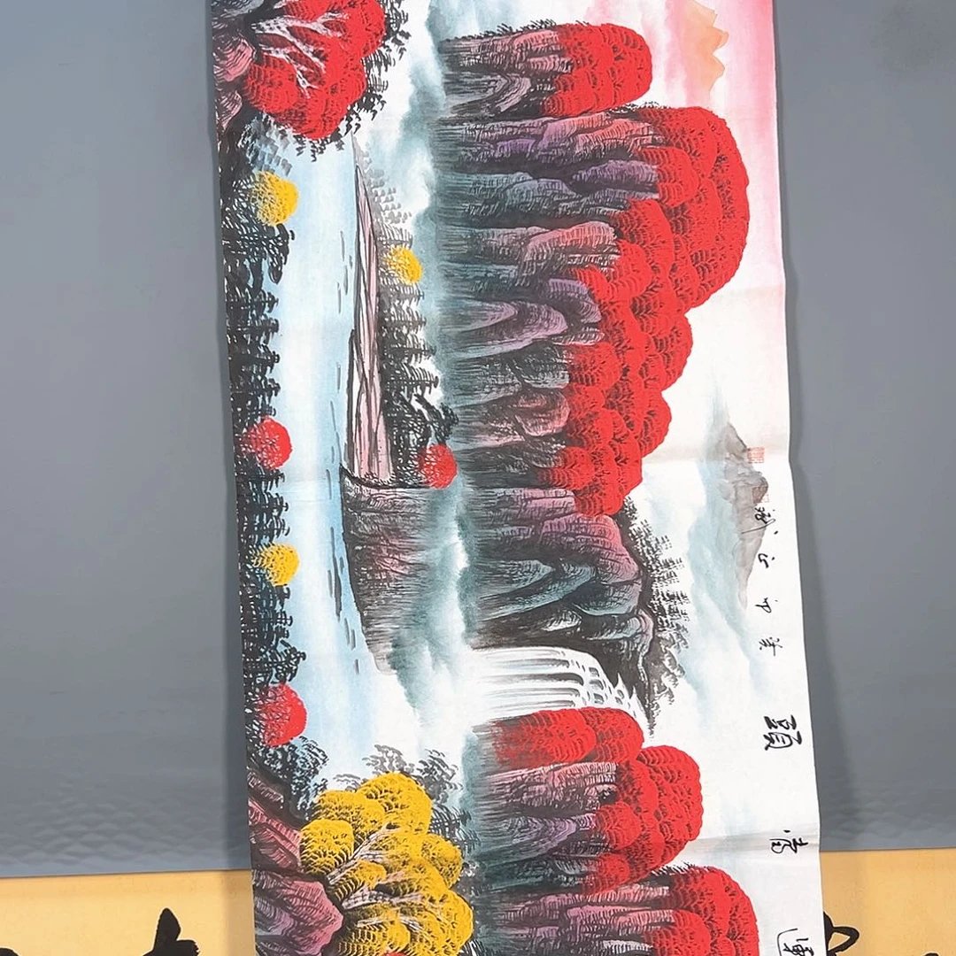 国画705 花鸟和蝴蝶都在这里