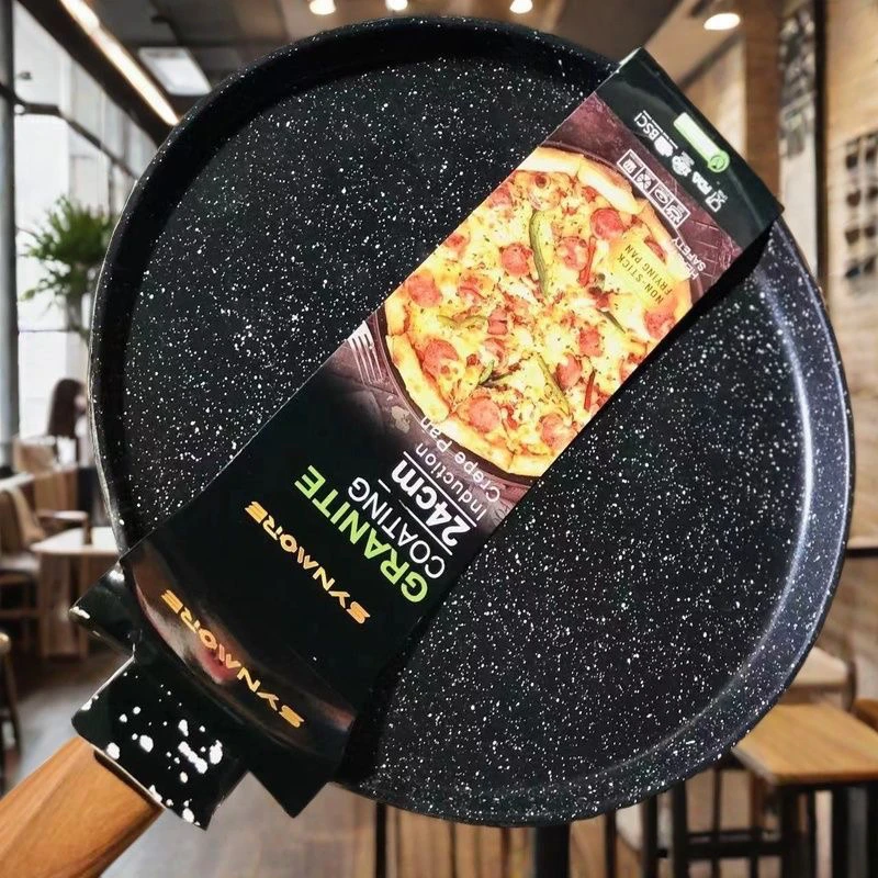 （新疆仓直发包邮）德国双层麦饭石平底锅超不粘锅烘焙早餐煎锅耐用