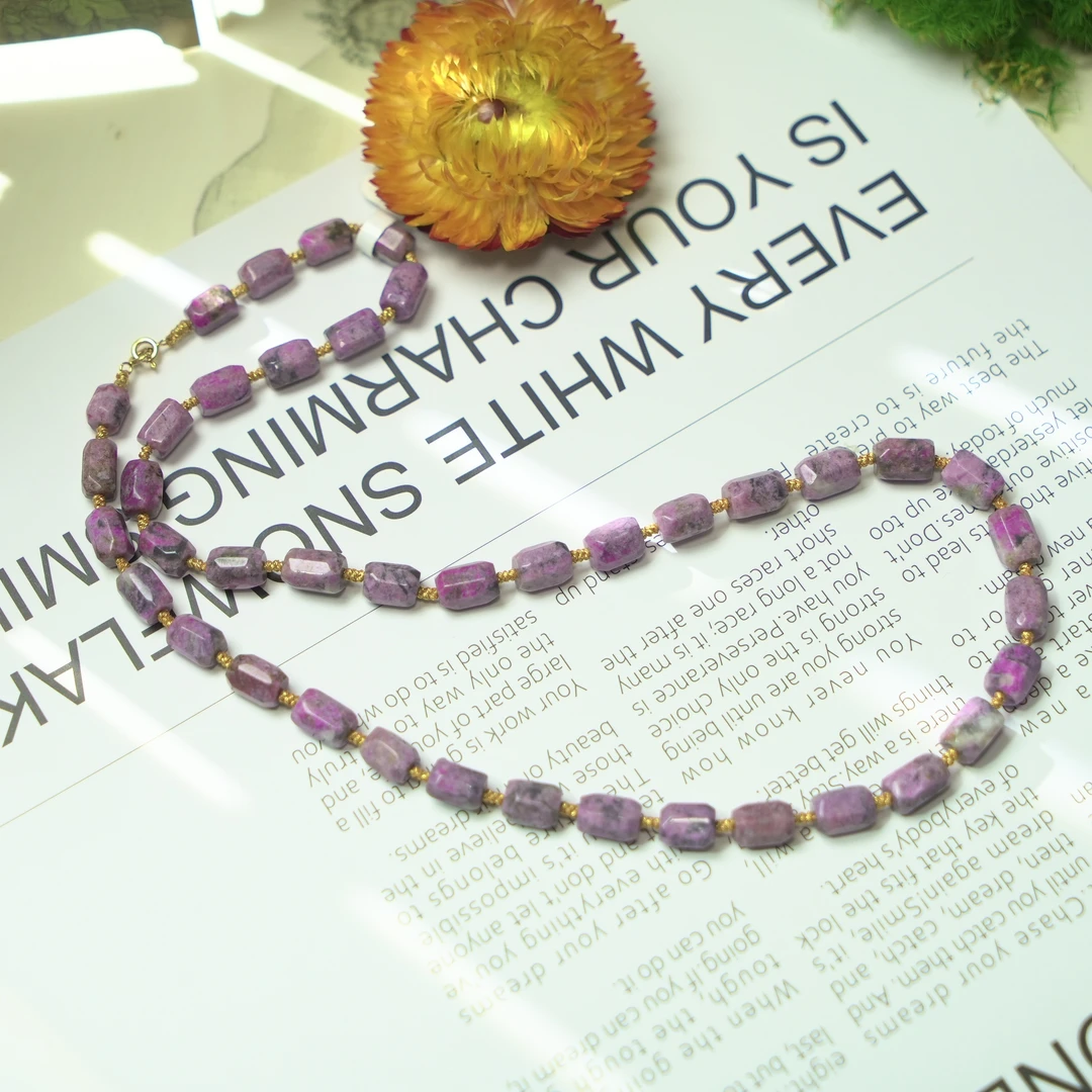 舒俱来樱花粉项链0189055