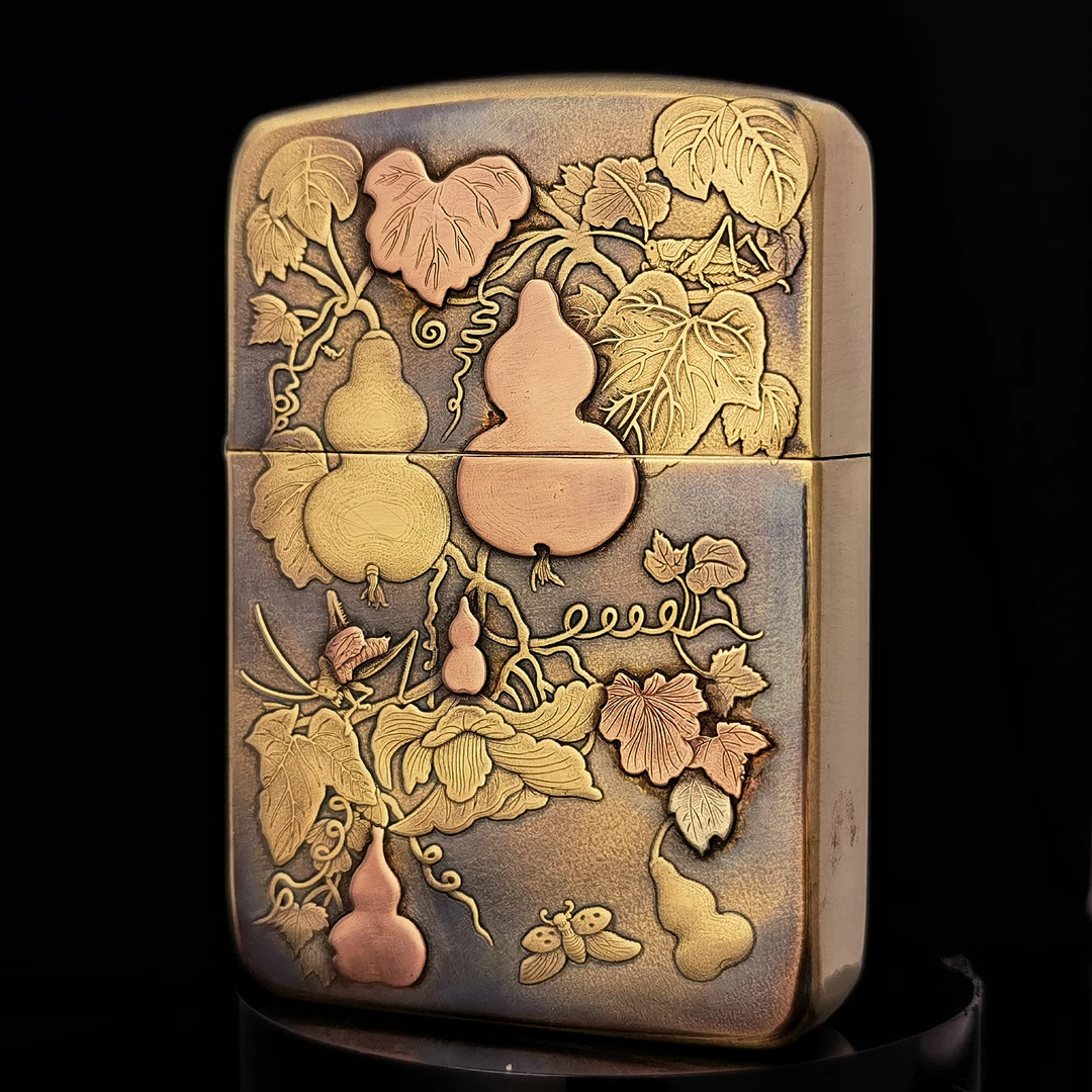 ZIPPO正品打火机/1941军机紫铜镶嵌【紫金葫芦】DY9913TZ【阿明】