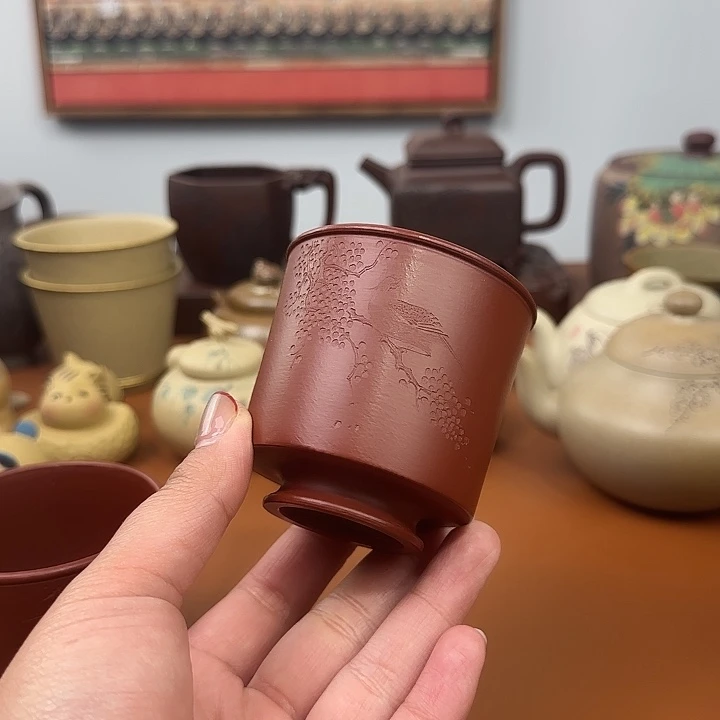 宜兴紫砂瑕疵主人杯杯