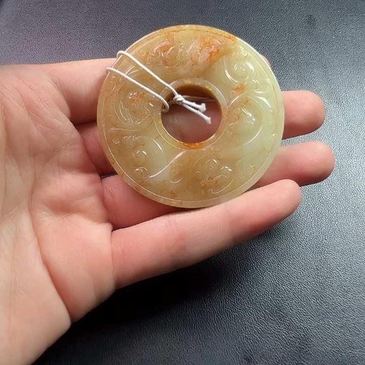 和田玉未镶嵌挂件信***1