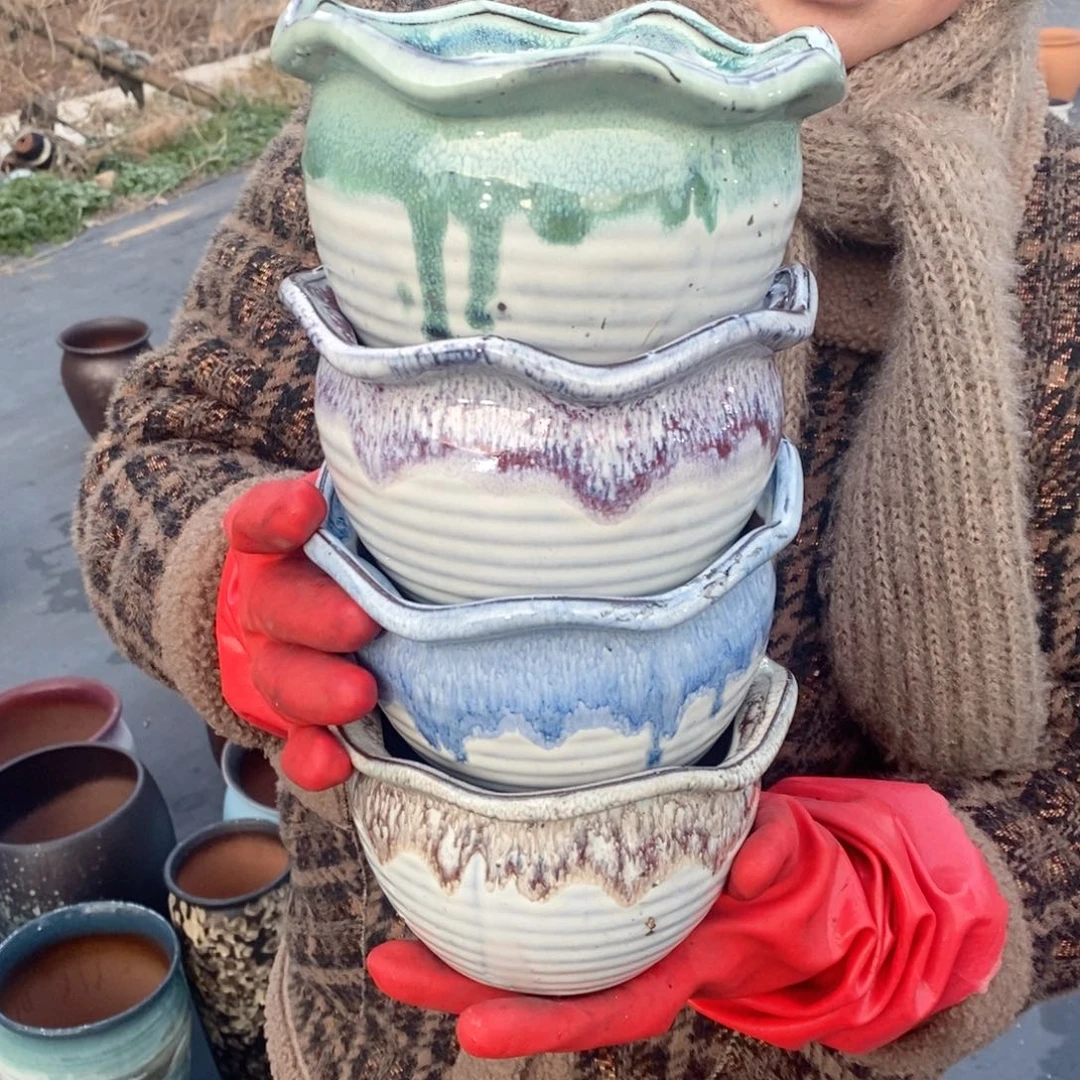 红陶口15高11～～～