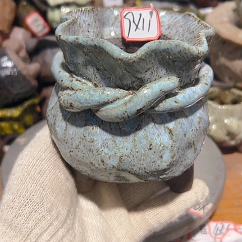 粗陶花盆制作就这样的