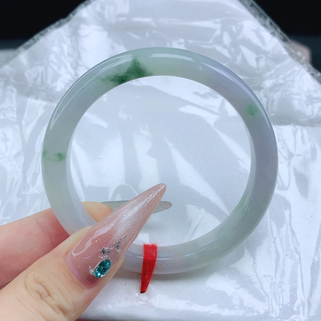 翡翠手镯未镶嵌54-55圈