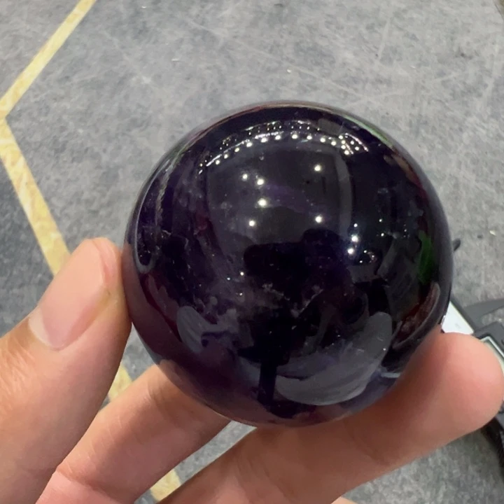 水晶大型摆件(非配饰)未镶嵌天然乌拉圭紫水晶球