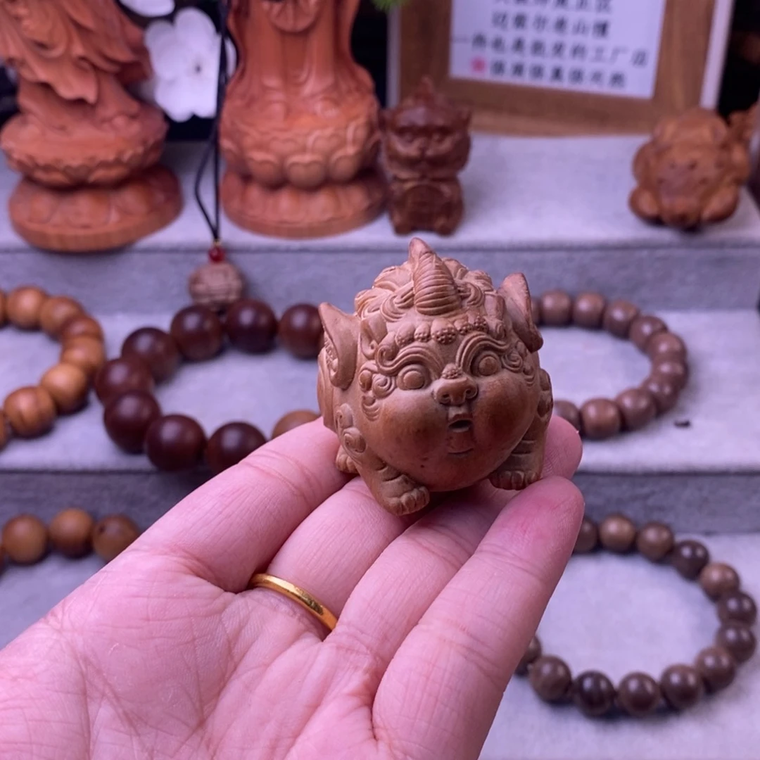 檀香木无事牌谛听焦糖福利