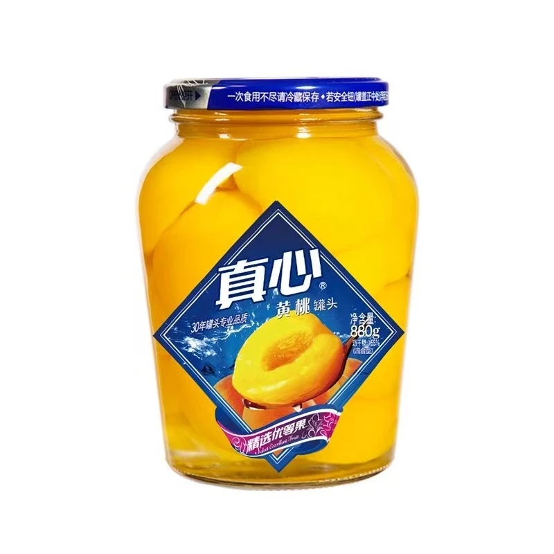 真心罐装黄桃