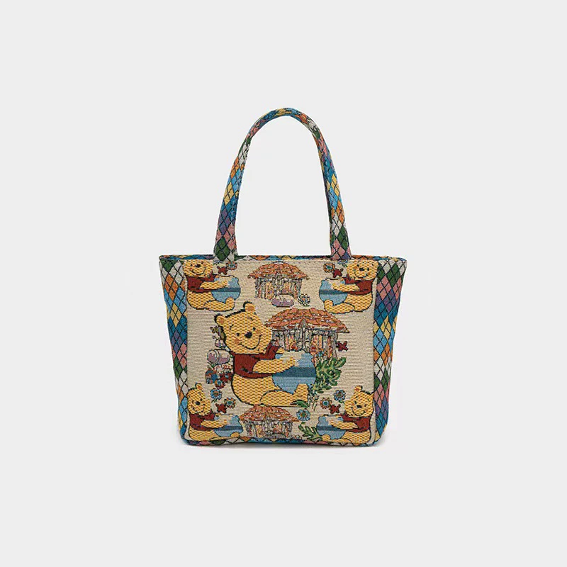 小熊帆布袋刺绣卡通