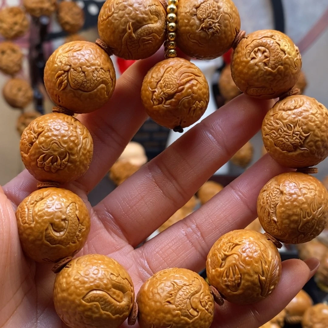 橄榄核手串/手链手工圆2.1龙