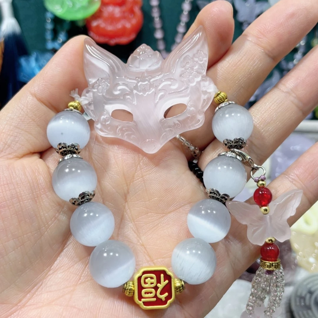 【闪购商品】未镶嵌岫玉颈饰42手牌猫眼