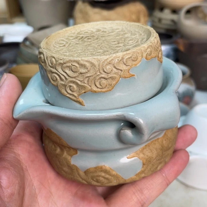 壶老段烧陶瓷茶器