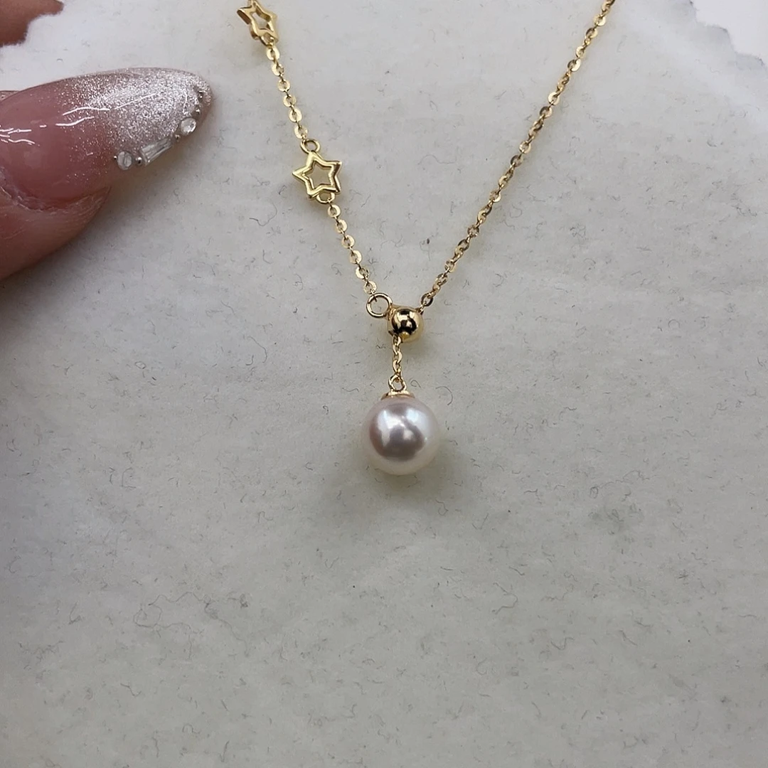 银S925镶嵌戒指海水珍珠