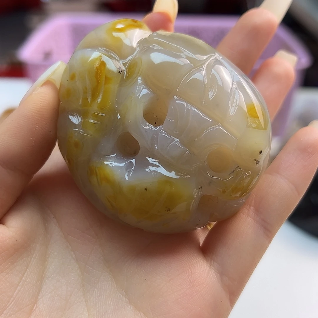 玛瑙/玉髓未镶嵌吊坠(不含链)