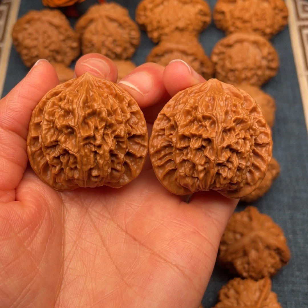 把件文玩核桃40全品精品盘龙纹